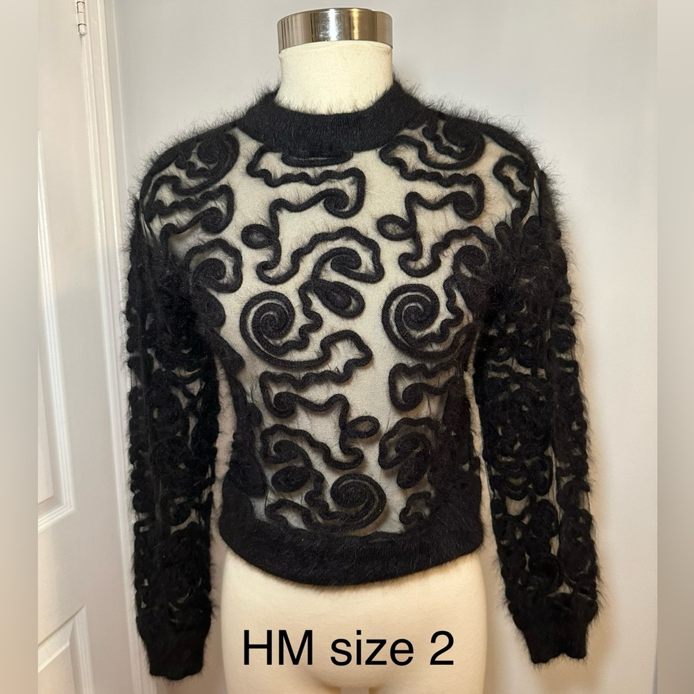 Sheer sweater